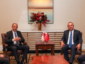 Bakan Çavuşoğlu, Kktc’li Mevkidaşı Özersay İle Görüştü