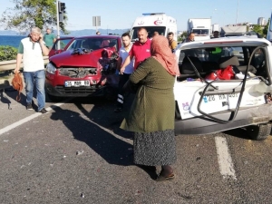 Ordu’da Otomobiller Çarpıştı: 4 Yaralı