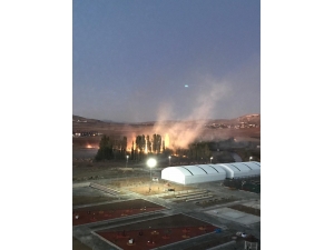 Sivas’ta Korkutan Yangın