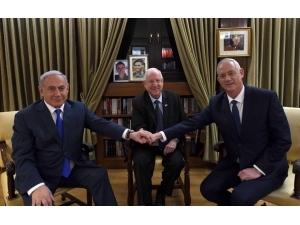 İsrail Cumhurbaşkanı Rivlin, Gantz Ve Netanyahu İle Görüştü