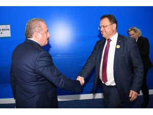 Tbmm Başkanı Şentop, Alman Federal Meclisi Başkanvekili Friedrich İle Görüştü