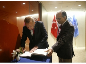 Cumhurbaşkanı Erdoğan, Bm Genel Sekreteri Guterres’le Görüştü