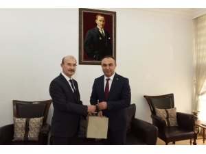 Emniyet Müdürü Şenses’den Vali Soytürk’e Veda Ziyareti