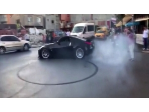 İstanbul’da Cadde Ve Sokaklarda “Drift” Terörü Kamerada