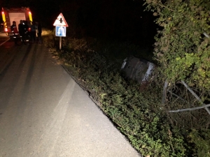 Sakarya’da Otomobil Şarampole Uçtu: 2 Yaralı