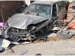 Ankara’da Kaza Anı Güvenlik Kamerasında