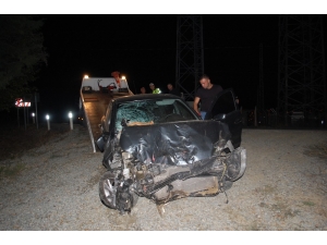 Polisten Kaçtı, Kaza Yapınca Yakalandı