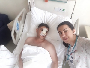 Fırat Kalkanı Gazisine Nişanlısından Düğün Sürprizi