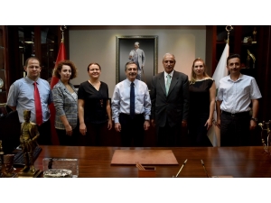 Uzlaştırmacılardan Başkan Ataç’a Ziyaret