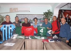 12 Süper Amatör Lig Takımına Malzeme Yardımı Yapıldı
