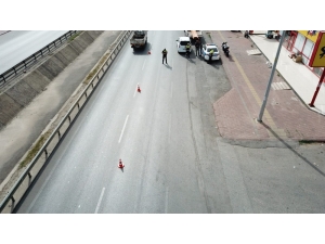 Antalya Trafiği Drone İle Havadan Denetleniyor