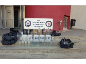 Adana’da Kaçak Sigara Ve İçki Operasyonu