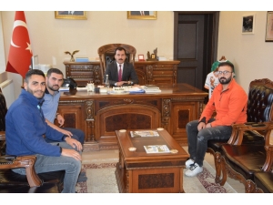 Kar Kaplanları Kaymakam Koşal Ve Başkan Hayali’yi Ziyaret Etti