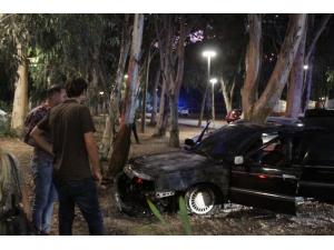 Bir Gün Önce Aldığı Otomobil Cayır Cayır Yandı