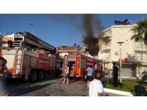 Didim’de Otel Yangını