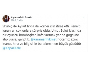 Boydak Holding Ceo’su Ertekin’den Hikmet Karaman’a Destek