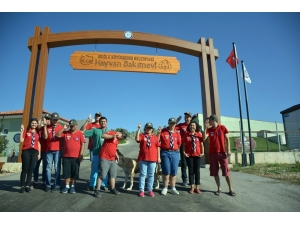 Geçici Hayvan Bakımevi Engelli İzci Dostlarını Ağırladı