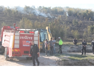 Otları Yakmak İstedi, 15 Dönüm Makilik Alanı Yaktı