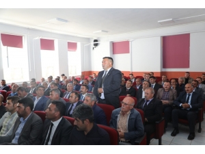 Kars Valisi Türker Öksüz, Selimli Muhtarlarla Buluştu
