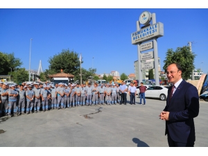 Pamukkale’de Semt Pazarlarında Temizlik Seferberliği