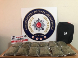 Çorlu’da 6 Kilo 700 Gram Bonzai Ele Geçirildi