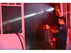 Plastik Kasa Fabrikasında Yangın