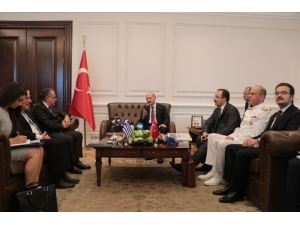 Soylu, Yunan Heyetini Kabul Etti