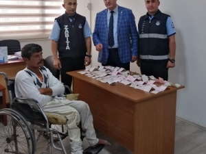 Yabancı Uyruklu Dilenciye İşlem Yapıldı