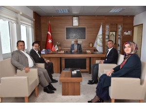 Başkan Şahin, İl Müftüsü Akkuş İle Bir Araya Geldi