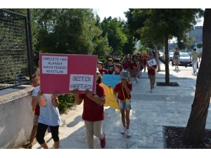 Çocuklar Obeziteye Dikkati Çekmek İçin Yürüdü