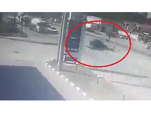 18 Yaşındaki Motosiklet Sürücüsünün Öldüğü Feci Kaza Kamerada