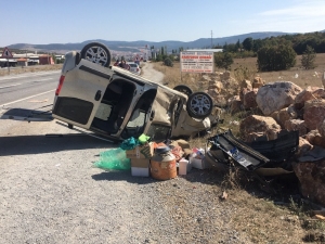 Yozgat’ta Trafik Kazası 2 Yaralı