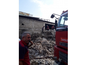 Pamuk Fabrikasında Yangın