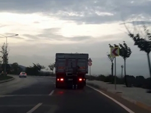 Kurtköy’de Patenli Gencin Tehlikeli Yolculuğu Kamerada