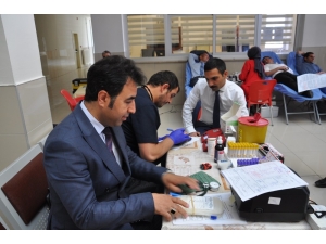 Kars Adliyesi Çalışanlarından Kızılay’a Kan Bağışı