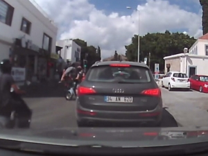 Kaza Anı Araç Kamerasında