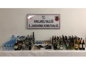 Kırklareli’de Kaçak İçki Operasyonu