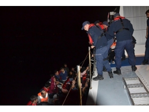 Çanakkale Açıklarında 47 Düzensiz Göçmen Yakalandı