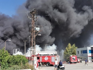 Antalya’da Soğuk Hava Deposunda Yangın
