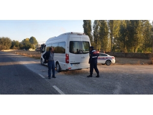 Şuhut’ta Öğrenci Servisleri Denetlendi