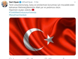 İş Dünyasından Barış Pınarı Harekatına Destek Mesajları