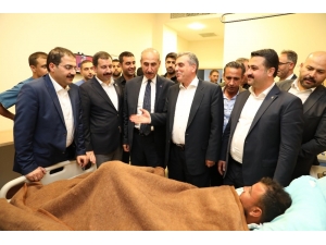 Canpolat Yaralıları Ziyaret Etti