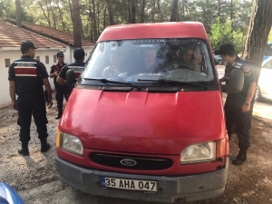 Marmaris’te Düzensiz Göçmen Operasyonu