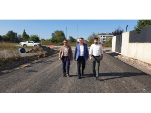 Başkan Işıksu, Asfalt Çalışmalarını Yerinde İnceledi
