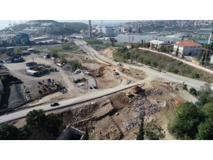 Eynerce Kavşağı’ndaki 270 Metrelik Menfez Tamamlanıyor