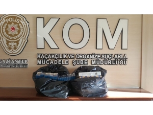 Gaziantep’te 520 Paket Kaçak Sigara Ele Geçirildi