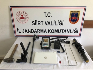 Siirt’te İzinsiz Kazı Yapan 4 Kişi Gözaltına Alındı