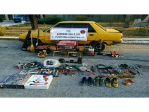 Bağ Evi Hırsızları Jandarmadan Kaçamadı