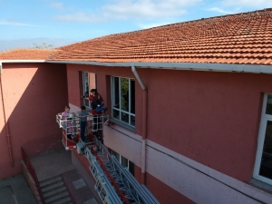 Okulda Yangın Ve Kurtarma Tatbikatı