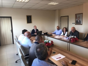 Burhaniye’de Organize Sanayi Heyeti Toplandı